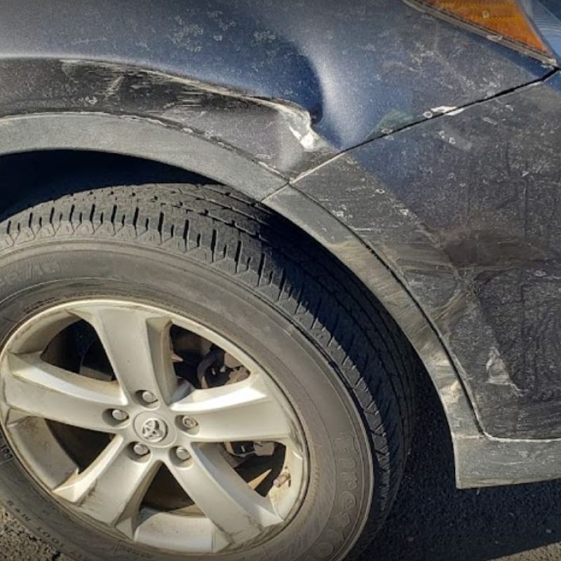 Vehicle before repair at Victor Auto Body Works
